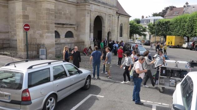Tournage à Pontoise. Michaël Youn, Simon Astier et Jarry à l'affiche century 21 osmose agence immobilière