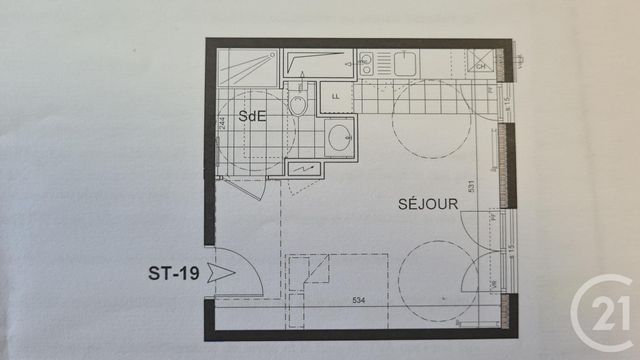 Appartement F1 à vendre - 1 pièce - 26.81 m2 - L ISLE ADAM - 95 - ILE-DE-FRANCE - Century 21 Osmose Appartement F1 à vendre - 1 pièce - 26.81 m2 - L ISLE ADAM - 95 - ILE-DE-FRANCE - Century 21 Osmose