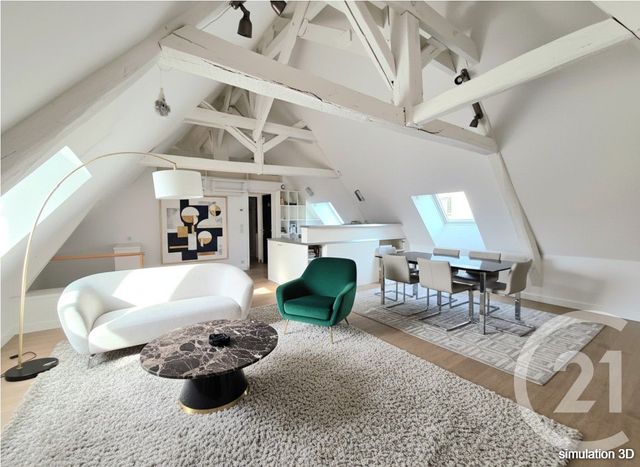 Appartement F2 à vendre - 2 pièces - 52.0 m2 - PONTOISE - 95 - ILE-DE-FRANCE - Century 21 Osmose